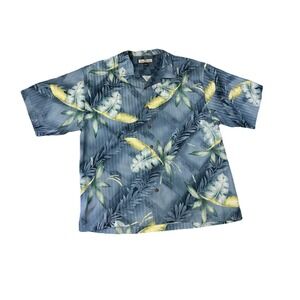 Tommy Bahama Shirt Men's‎ XL 100% Silk Hawaiian Print